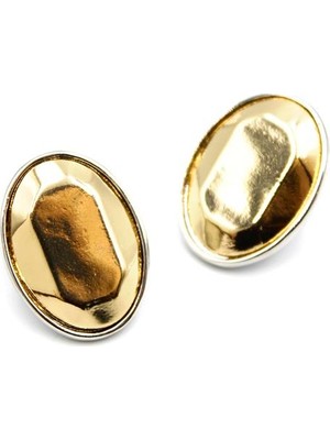 Royaleks Metal Küpe - Altın