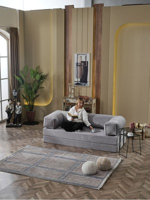 Comfort Kanepe Yatak Olabilen Fitilli Kadife Yıkanır Silinir Aktivite KOLTUĞU90X180 cm 50 Dns Bondex