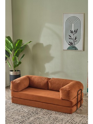 Comfort Kanepe Yatak Olabilen Fitilli Kadife Yıkanır Silinir Aktivite KOLTUĞU90X180 cm 50 Dns Bondex
