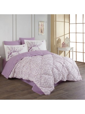 Hobby Arianna Mürdüm - Poplin Çift Kişilik Uyku Seti