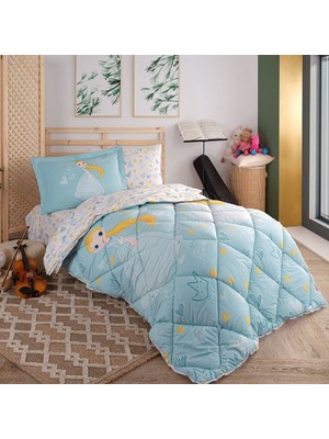 Hobby Prenses Yeşil -  Poplin Studio Tek Kişilik Uyku Seti