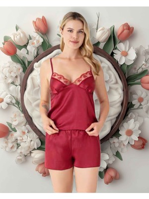 Lıly Blanca 3004 Kadın Fantazı Gecelık ve Sabahlık Set Takımı