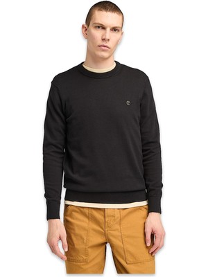 Timberland TB0A2BMM Williams River Cotton Yd Sweater Siyah Erkek Sweatshirt