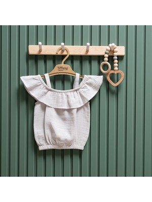 Tiffany Baby Müslin Theme Ip Askılı Tişört 26122