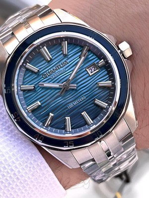 Quantum Sapphire Cizilmez Cam Çelik Kordon 2 Yıl Garantili 10 Atm Erkek Kol Saat EDG.1211.390