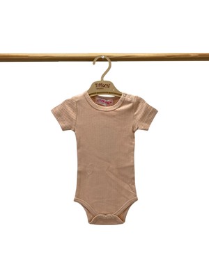 Tiffany Baby Organik Theme Kısa Kol Çıtçıtlı Body 89008