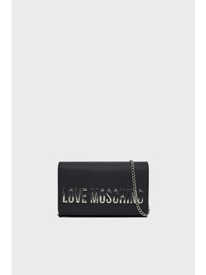 Love Moschino Logolu Sabit Zincir Askılı Çanta Bayan Çanta JC4103PP1NKD000B