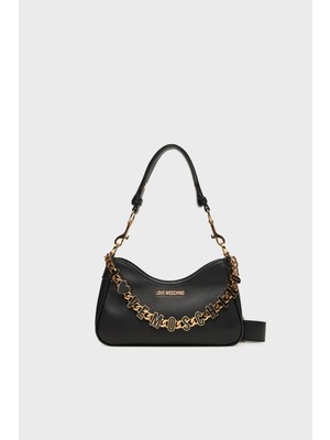 Love Moschino Logolu Aksesuar Detaylı Çıkarılabilir Askılı Çanta Bayan Çanta JC4070PP1NL1300A