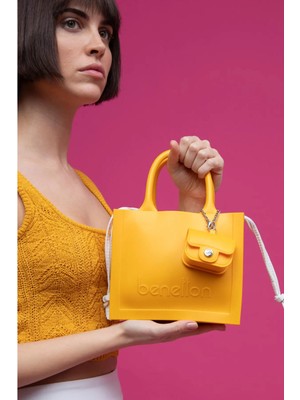 United Colors Of Benetton Sarı Çanta BNT1450-0037