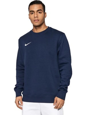 Nike M Nk Flc PARK20 Crew Erkek Lacivert Sweatshirt CW6902-451