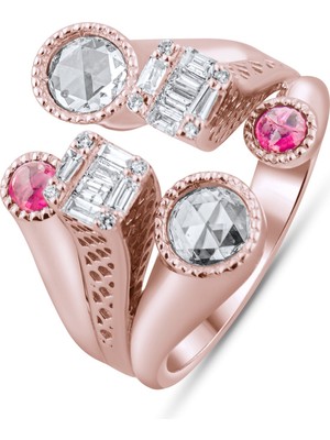 1.12 Karat Pırlanta Yakut Yüzük, Gerçek Pırlanta, Sertifikalı Mücevher