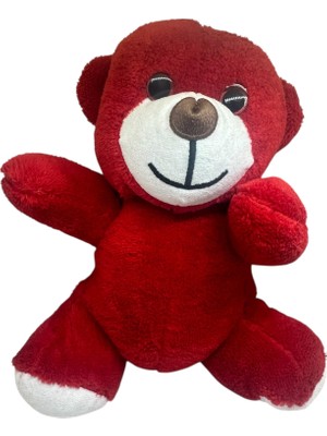Kırmızı Peluş Oyuncak Ayıcık