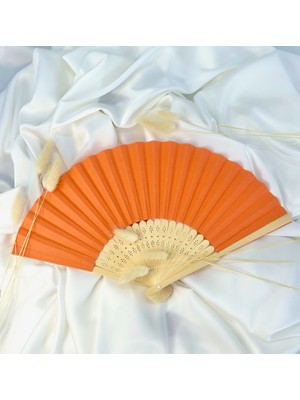 Fiyonklu Ahşap Yelpaze