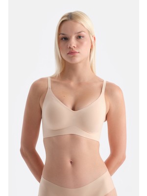 Dagi Ten Linora Dikişsiz Balensiz Sütyen 2XL Straplez Konforlu Tasarım ve %55 Poliamid Kumaş