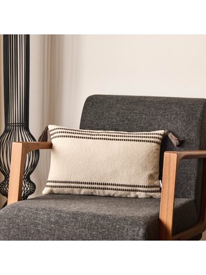 Evidea Soft Sanvi Kırlent - Ekru - 30X50 cm