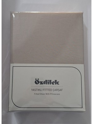 Özdilek Colourıst Ranforce Lastikli Çarşaf Takımı 160*200 cm Kum Beji-Vanilya