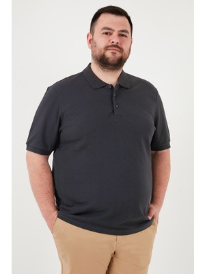 Buratti Pamuklu Regular Fit Büyük Beden Polo Yaka T Shirt Erkek Polo Yaka T Shirt 5902127B