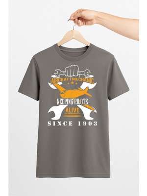 Vecihi Geliyor Aircraft Mechanic Unisex Tshirt Pilot - Havacı - Uçak Tutkunu
