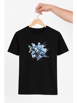 Vecihi Geliyor Pervaneli Uçak Unisex Tshirt Pilot - Havacı - Uçak Tutkunu