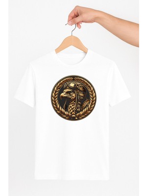 Vecihi Geliyor Kartal Pilot Unisex Tshirt Pilot - Havacı - Uçak Tutkunu