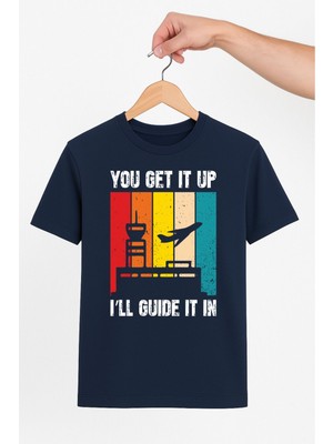 Vecihi Geliyor Air Traffic Tasarım Unisex Tshirt Pilot - Havacı - Uçak Tutkunu