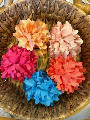 Şehrazat Handmade Tasarım Orta Boy Saten Mandal Toka