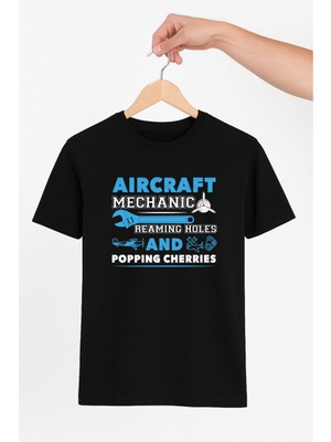 Vecihi Geliyor Aircraft Mechanic Tasarım Unisex Tshirt Pilot - Havacı - Uçak Tutkunu