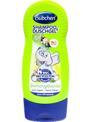 Bübchen Çocuk Şampuan&Duş Jeli 2 in 1 Dschungelbande 230 ml