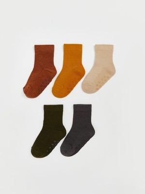 Lc Waikiki Yeni Sezon Basic Erkek Bebek Soket Çorap 5'li