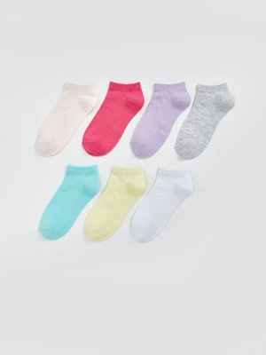 Lc Waikiki Yeni Sezon Basic Kız Çocuk Patik Çorap 7'li