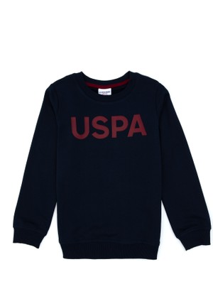 U.S. Polo Assn. Erkek Çocuk Lacivert Basic Bisiklet Yaka Sweatshirt 50307801-VR033
