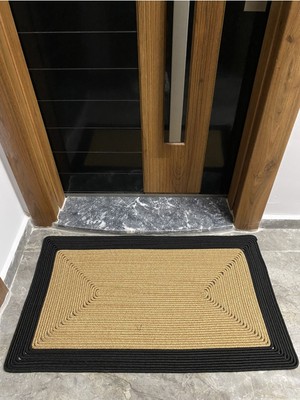 1VENEDIK Serisi Jüt, Desenli Kapı Önü, Paspası, Banyo Paspası, Balkon Paspası / Hediyelik, Ev Eşyası.