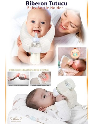 Anne Dostu Biberon Tutucu, Emzirme Kolaylaştırıcı, Emzirme Yastığı, Pratik Bebek Beslenme
