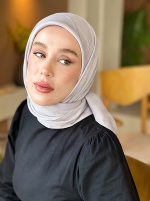 Dama Çizgi Desen Eşarp