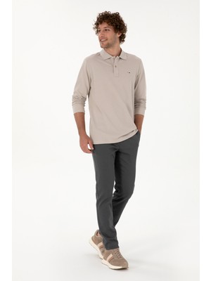 U.s. Polo Assn. Erkek Gri Pantolon (Kanvas-Chino) 50316831-VR024