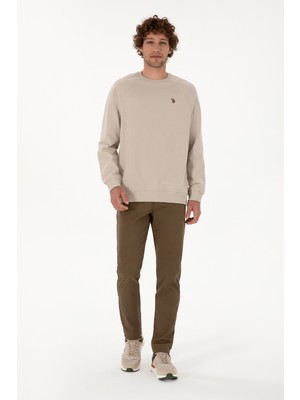 U.s. Polo Assn. Erkek Haki Pantolon (Kanvas-Chino) 50316831-VR027