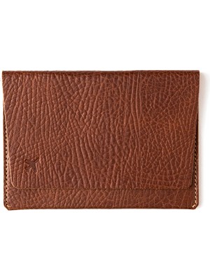 Kahve Deri Pasaport Kılıfı Ve Kartlık