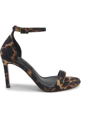 Nine West Isla3 5pr Leopar Kadın Topuklu Sandalet