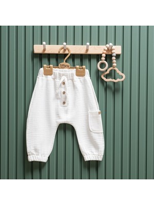 Tiffany Baby Müslin Theme Şalvar Düğmeli Alt 26006