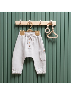 Tiffany Baby Müslin Theme Şalvar Düğmeli Alt 26006
