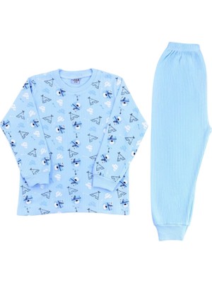 Sebi Bebe Kızılderili Ayıcık Pijama Takım 9147