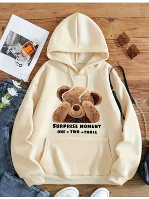 Surprıse Baskılı Yumuşacık Içi Yünlü Sweatshirt