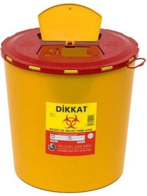 Turuncu 10 Litre Hijyenik Atık Kovası, Pratik ve Güvenli Kullanım