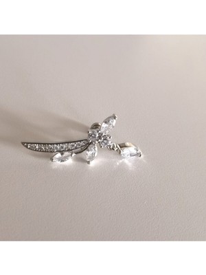 316 L Cerrahi Çelik Barlı Fantezi Yusufçuk Piercing Sağ Kulak Için- 1 Adet