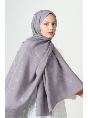 Gri Harem Scarf Noura Diamond Hüma Şal