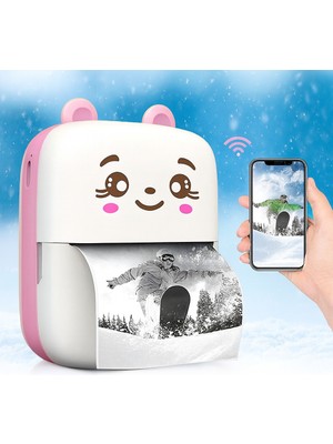 Mini Taşınabilir Kablosuz Termal Yazıcı | Cep Boyu Anında Çıktı – Ios & Android Uyumlu