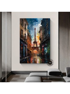 Büyük Boy Afrikalı Kadın Portresi, Soyut Kadın Sanatı, Renkli Duvar Dekoru