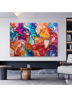 Afrika-Amerikan Kültürü Duvar Sanatı, Sembollü Kanvas Baskı, Hediye Için