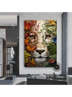 Kelebek Kanvas Dekorları, Banksy Tarzı Graffiti Kanvas, Sokak Sanatı Baskısı