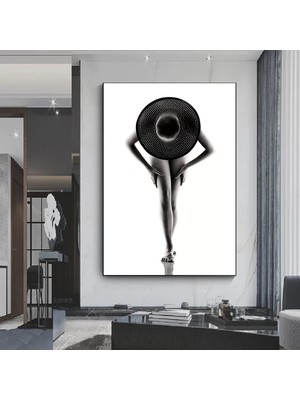 Büyük Kanvas Ev Dekoru, Dans Eden Çift Tablosu, Müzik Odası Sanatı, Tango Temalı Kanvas